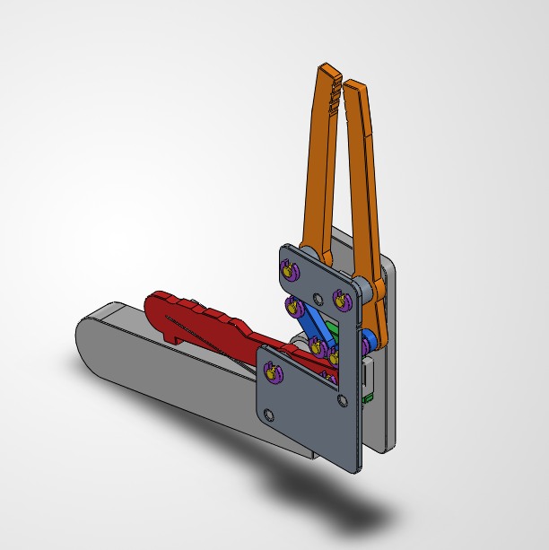 Snack gripper V2 with jaws closed